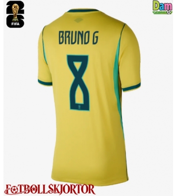 Brasilien Bruno Guimaraes #8 Hemmatröja Dam VM 2026 Kortärmad